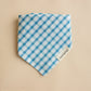 Blue Spring Plaid Bandana