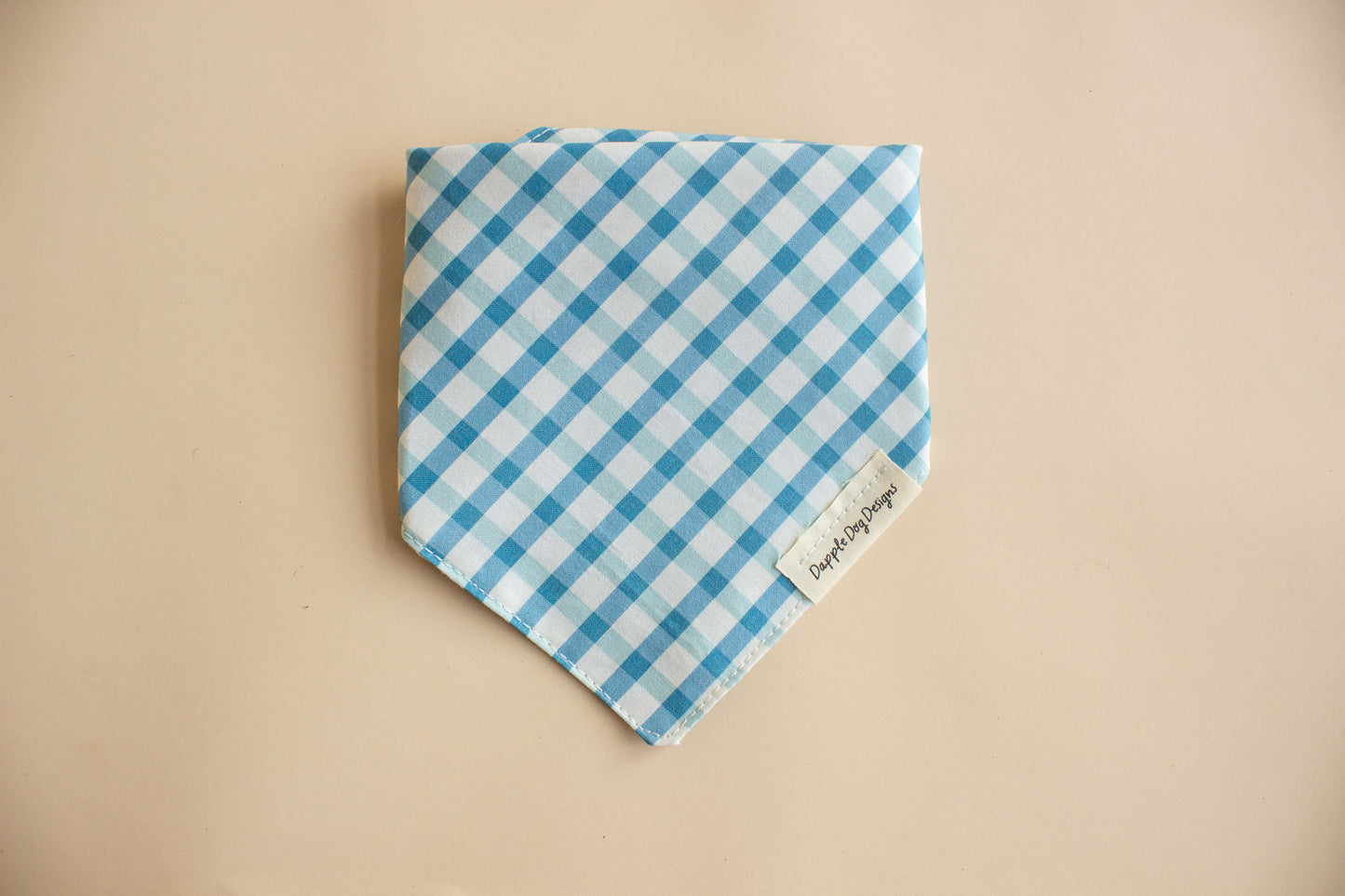 Blue Spring Plaid Bandana