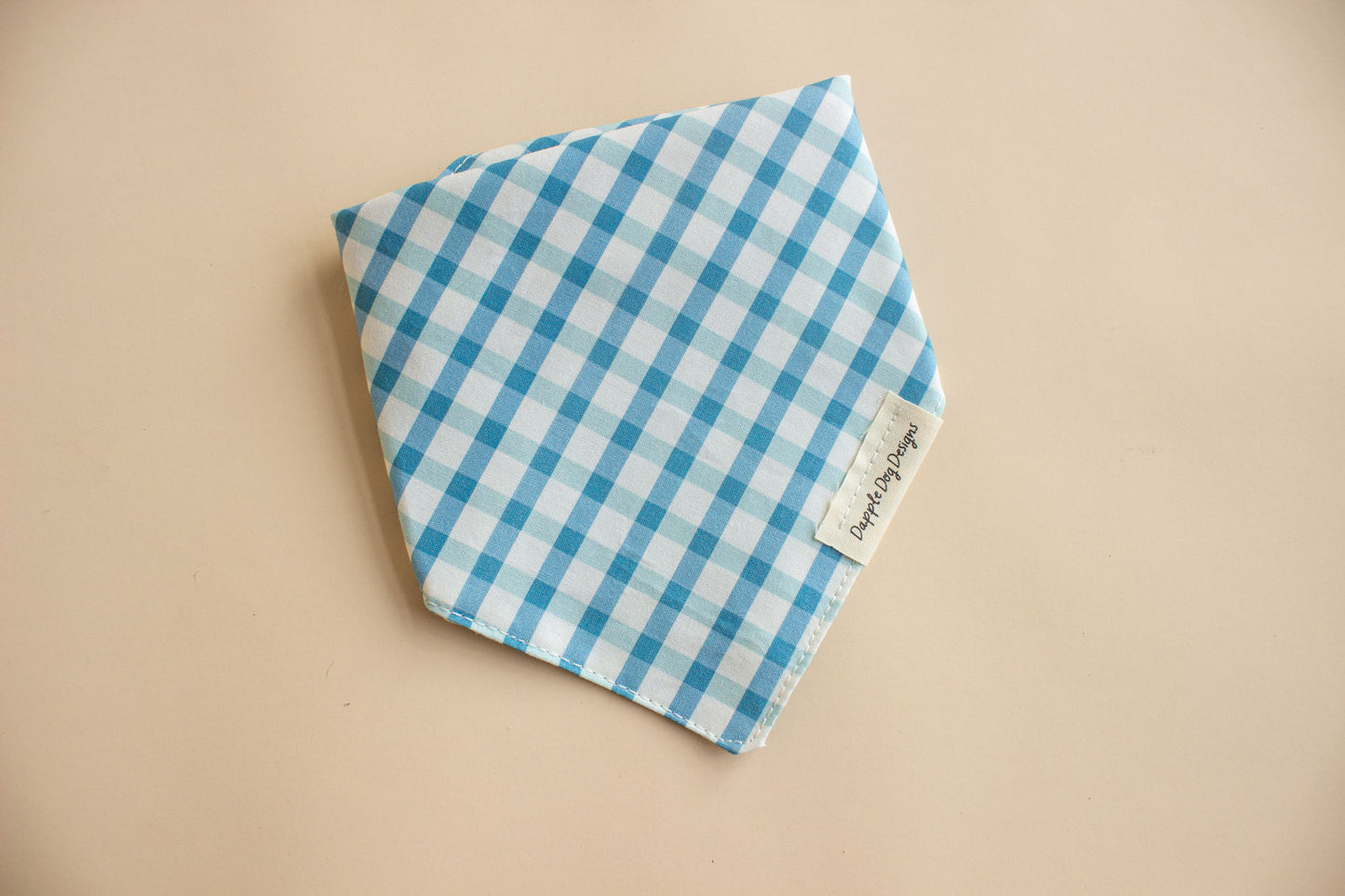 Blue Spring Plaid Bandana