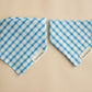 Blue Spring Plaid Bandana
