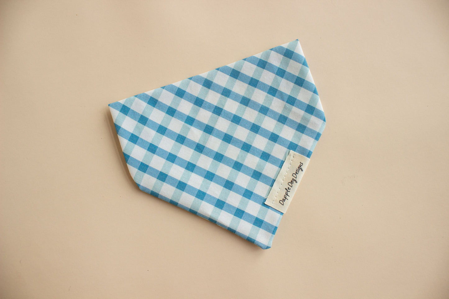 Blue Spring Plaid Bandana