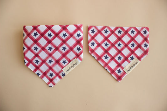 Watercolor Stars & Stripes Bandana