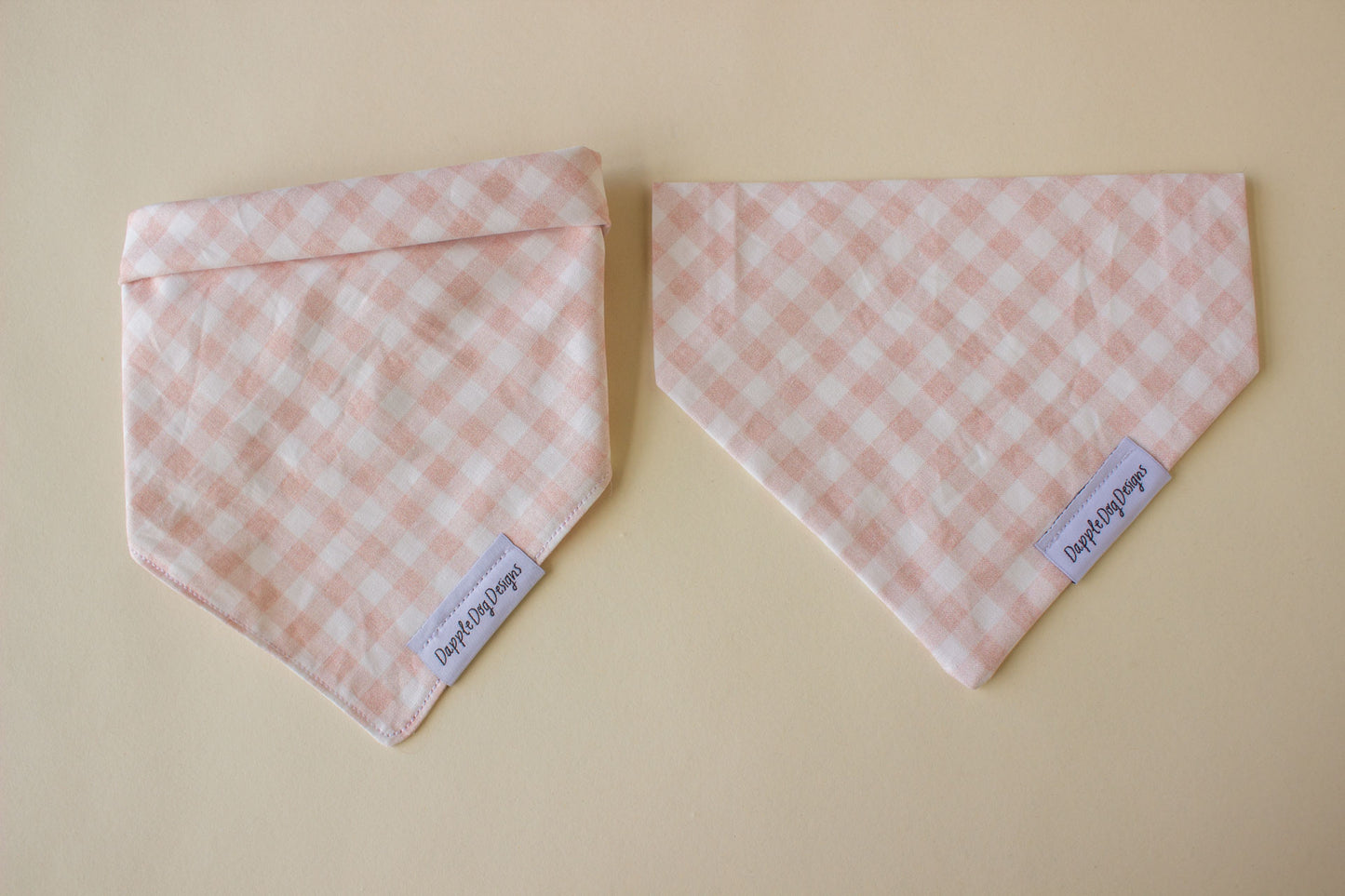 Pink Spring Plaid Bandana