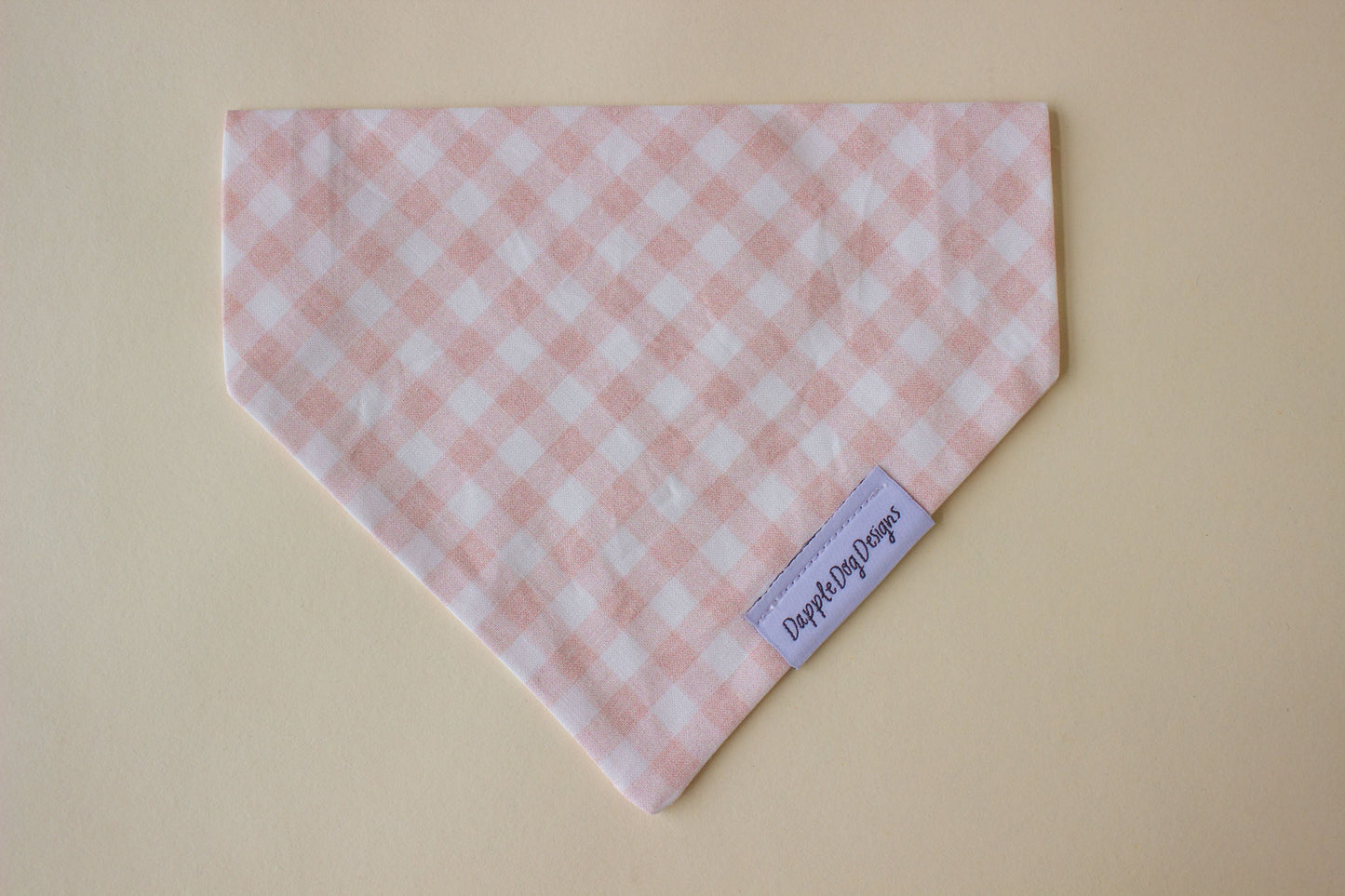 Pink Spring Plaid Bandana