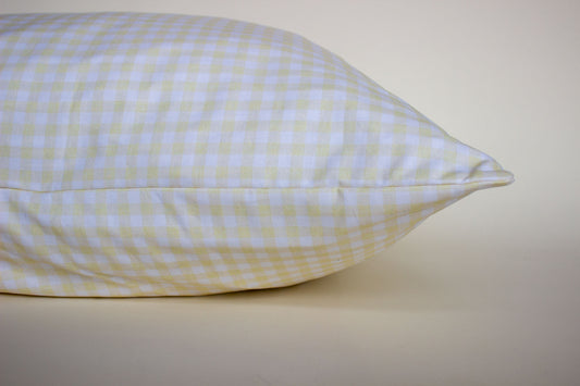 Yellow Spring Plaid Bed