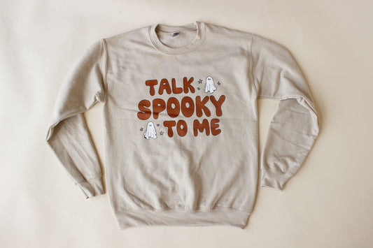 Talk Spooky to Me Crewneck Sweatshirt