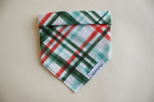 Christmas Plaid Bandana